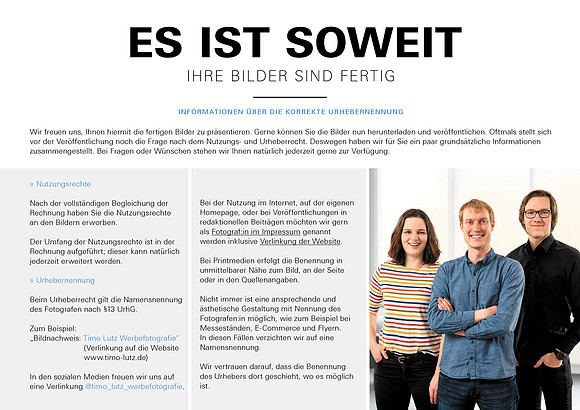 Urheberbenennung-Werbefotografie